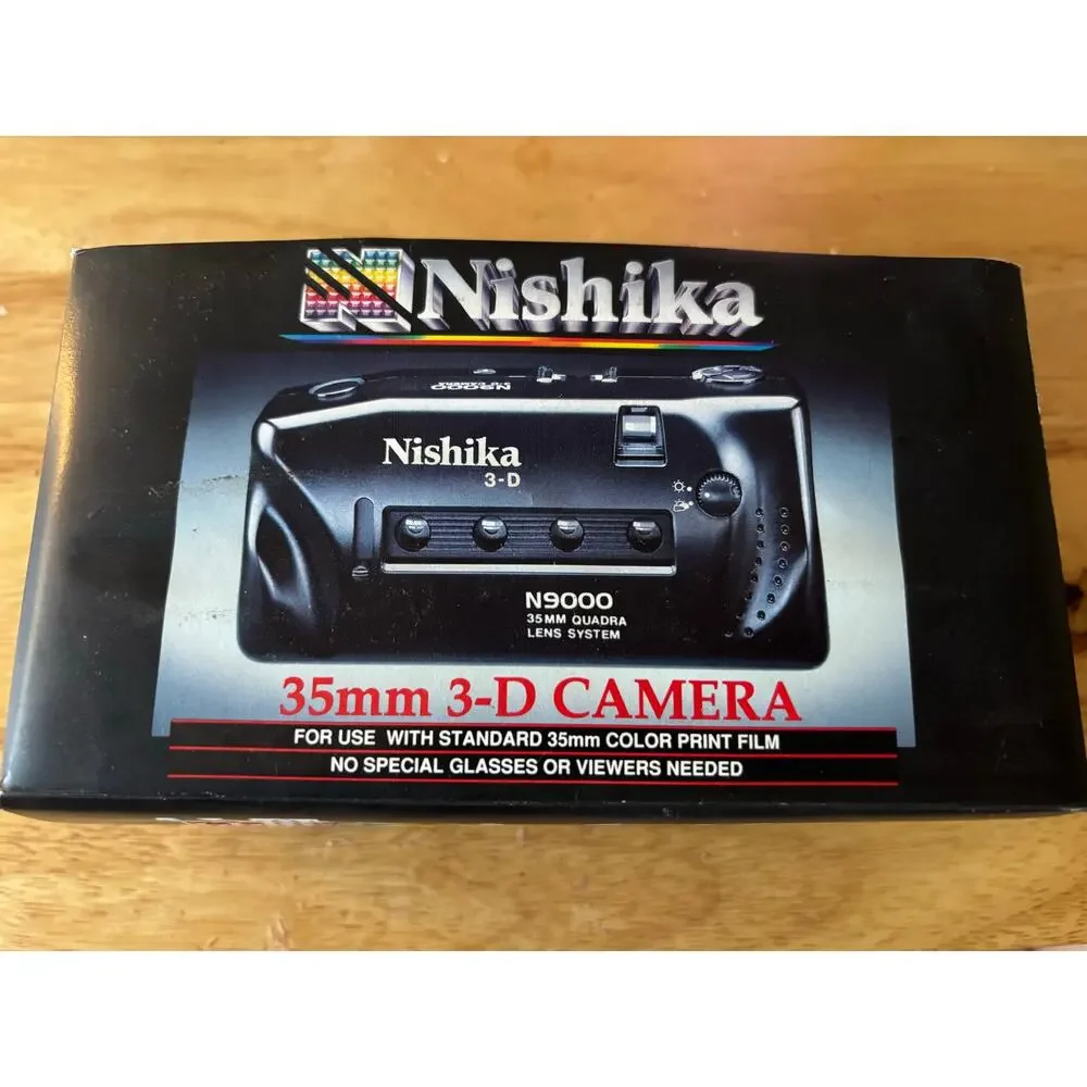 Nishika N9000 35mm 3D Quadra Lens Film Camera